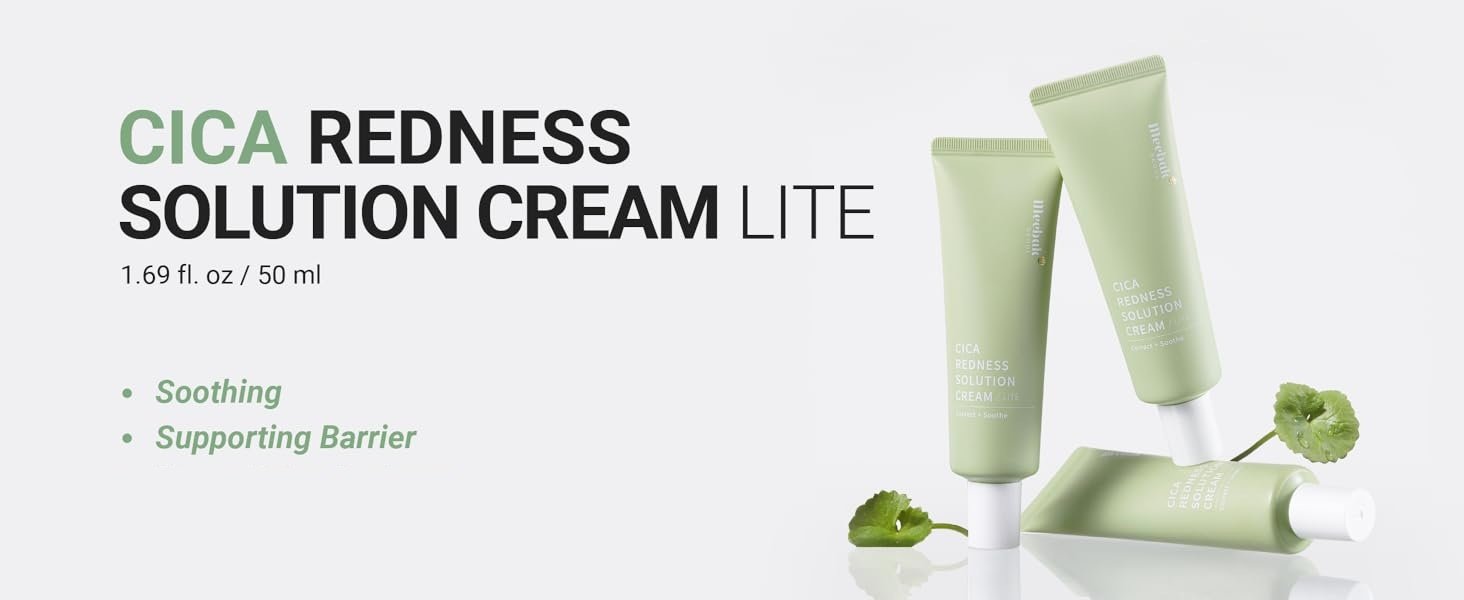 Meebak Cica Redness Solution Cream Lite 1.7 fl. oz.(50ml) detail 1