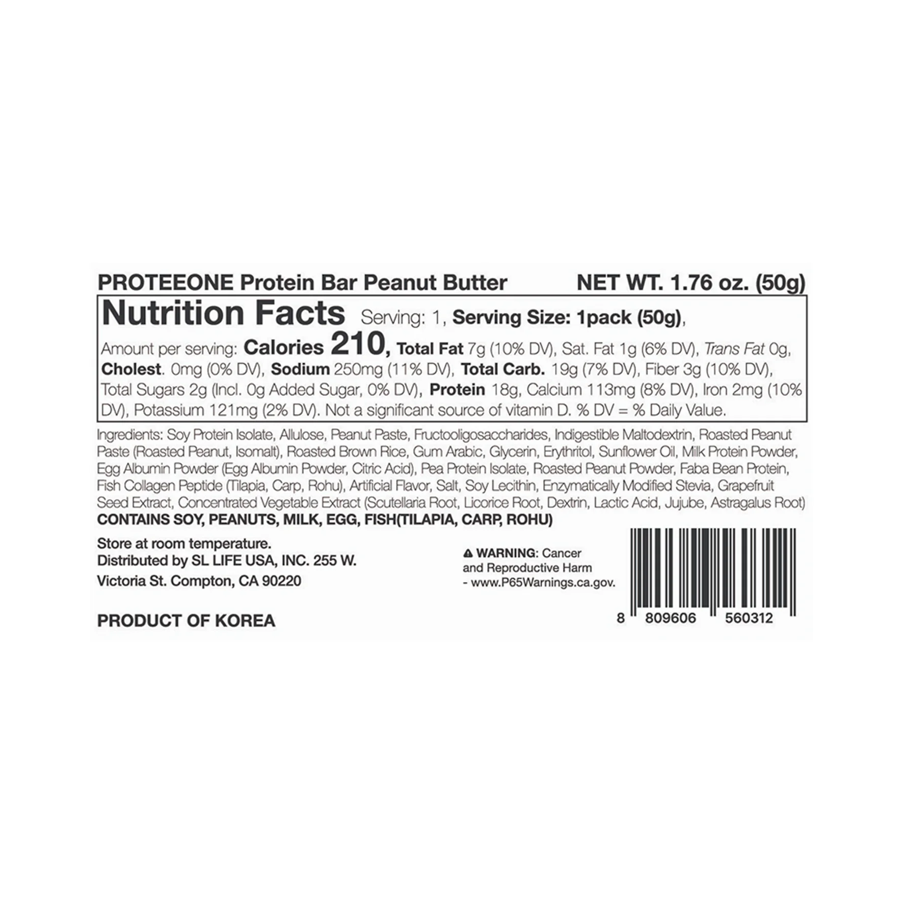 [2flavors] PROTEEONE Protein Bar 1.94 oz.(55g) detail 2