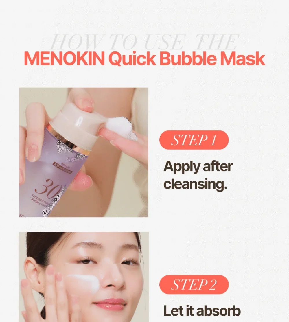 Menokin 30s Quick Bubble Mask Repair 3.21 fl. oz.(95ml) detail 3