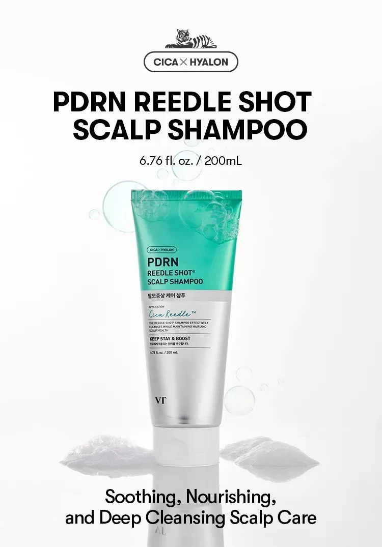 VT PDRN Reedle Shot Scalp Shampoo 6.76 fl. oz.(200ml) detail 1