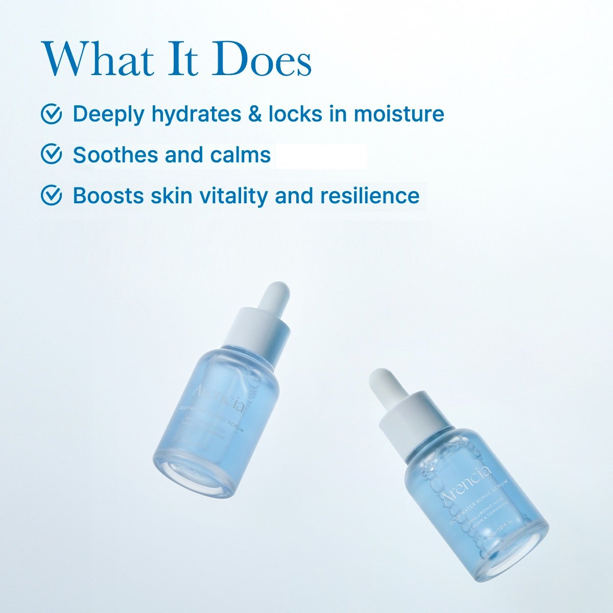 Arencia Deep Water Surge Serum 1.01 fl. oz.(30ml) detail 2