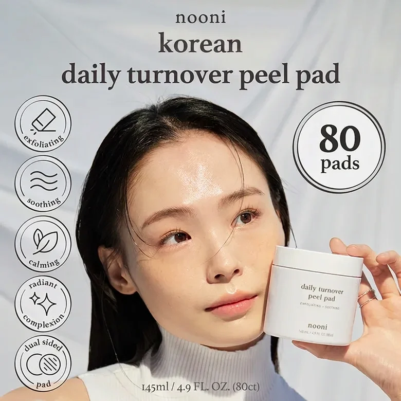 NOONI Daily Turnover Peel Pad 4.9 fl. oz.(145ml) detail 2