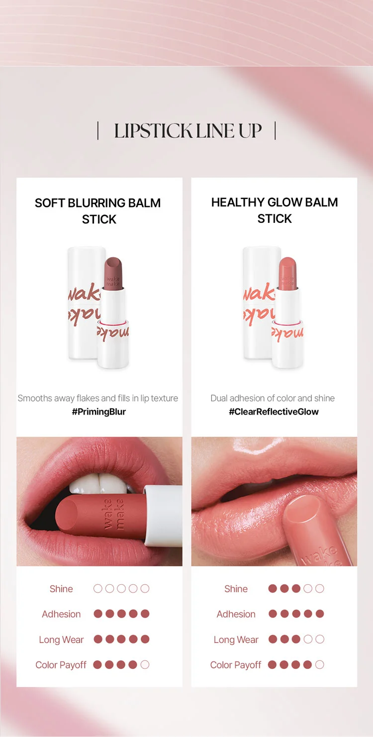 [15colors] WAKE MAKE Healthy Glow Balm Stick 0.12 oz.(3.5g) detail 9