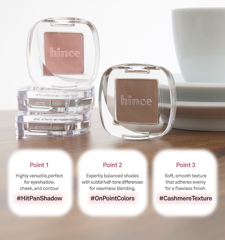 [15colors] hince Single Eyeshadow 0.05 oz.(1.7g) detail 2