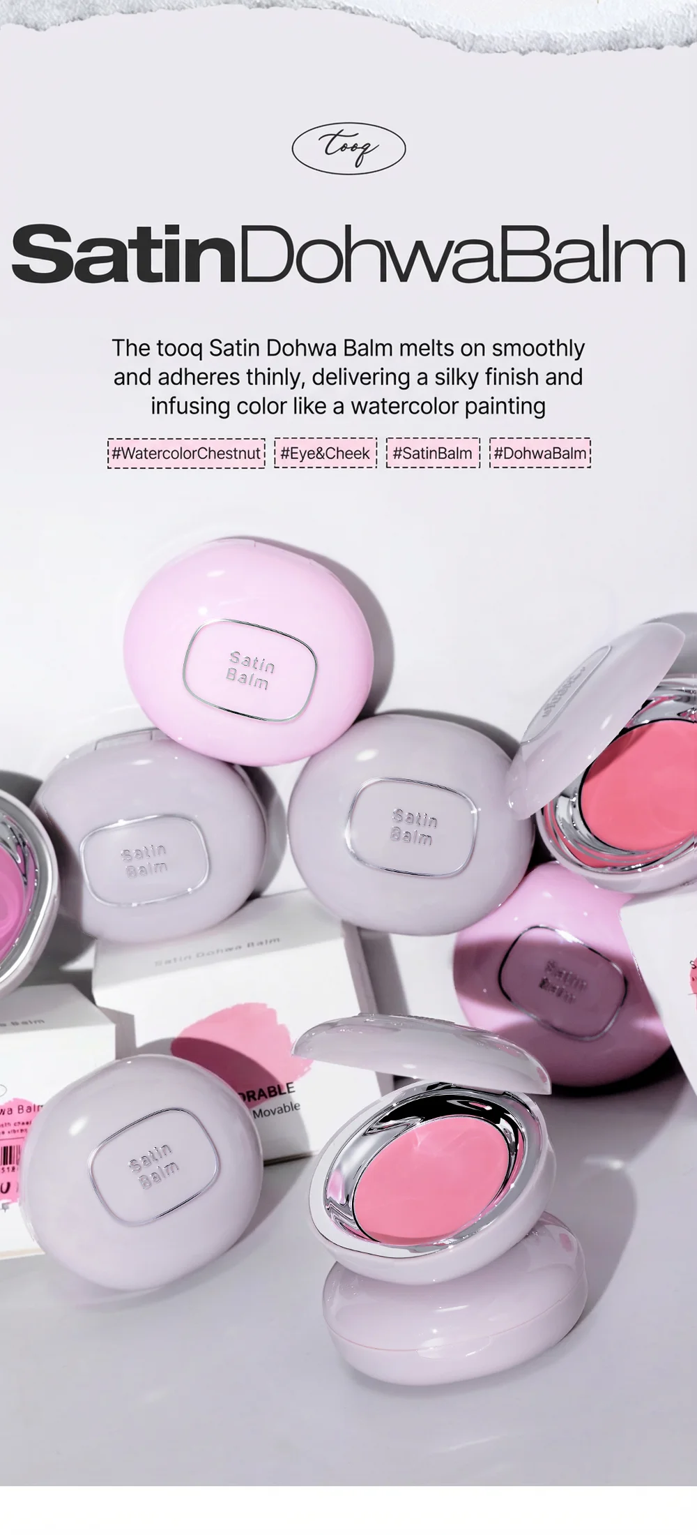 [6colors] tooq Satin Dohwa Balm detail 10