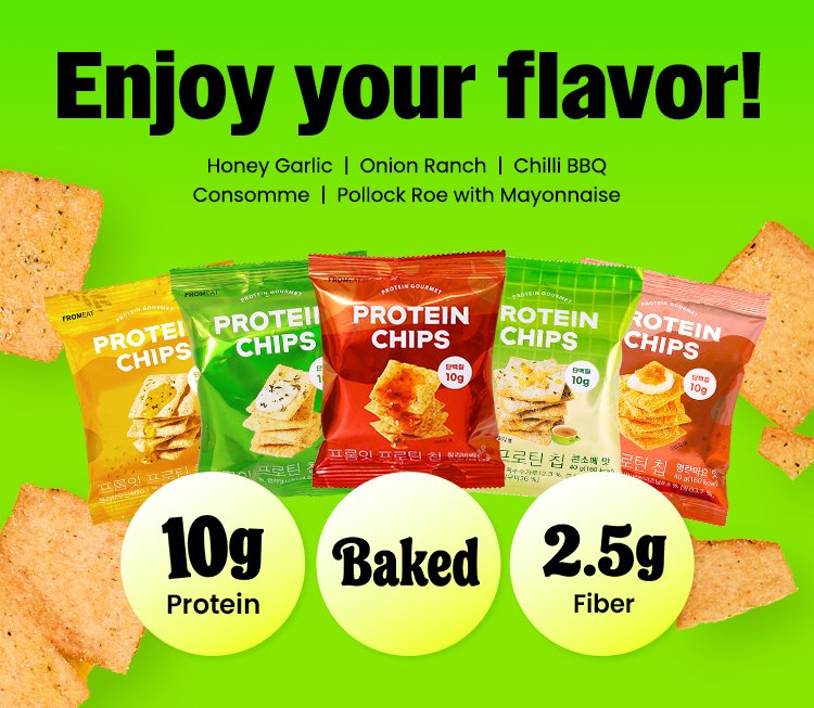 [2flavors] fromeat Protein Chip 1.41 oz.(40g) detail 5