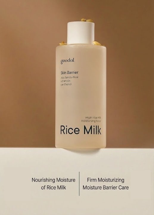 GOODAL Vegan Rice Milk Moisturizing Toner 8.45 fl. oz.(250ml) detail 1