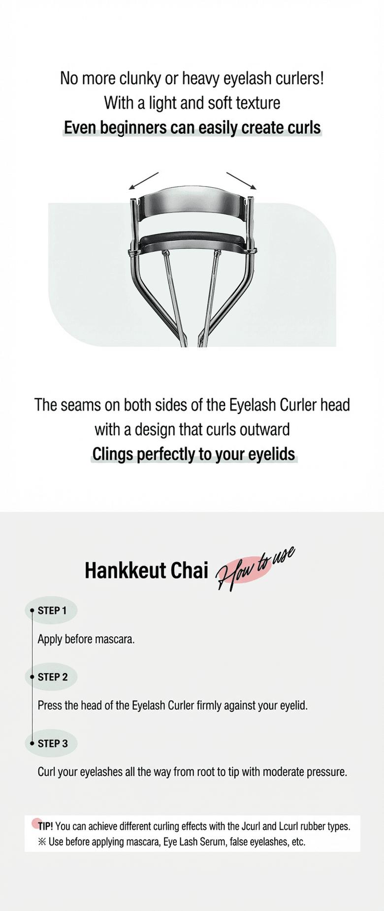 Fillimilli Standard Fit Eyelash Curler 21r (1ea) detail 3