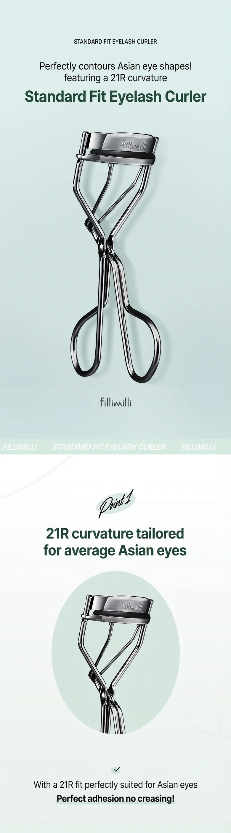 Fillimilli Standard Fit Eyelash Curler 21r (1ea) detail 1