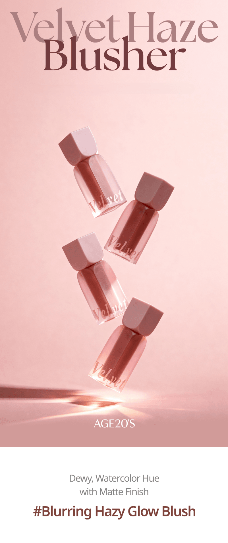 [7colors] AGE20'S Velvet Haze Blusher 0.14 fl. oz.(4.2ml) detail 1