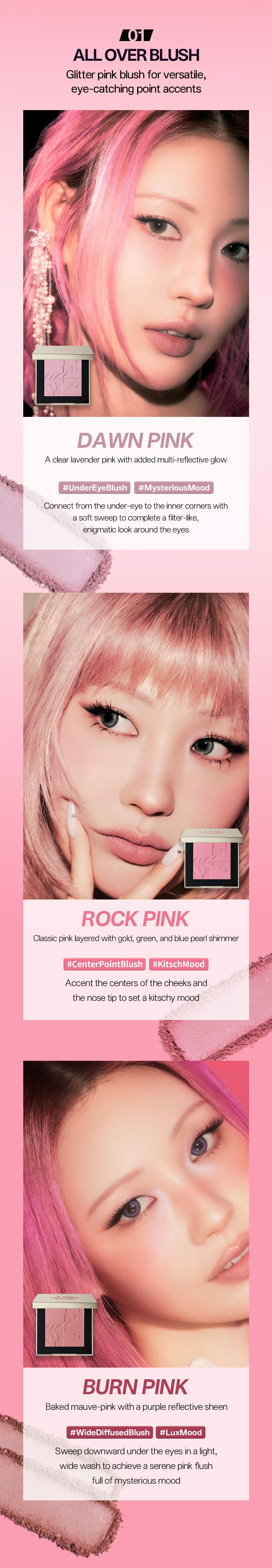 [6colors] TWO SLASH FOUR All Over Face Blush 0.19 oz.(5.5g) detail 4