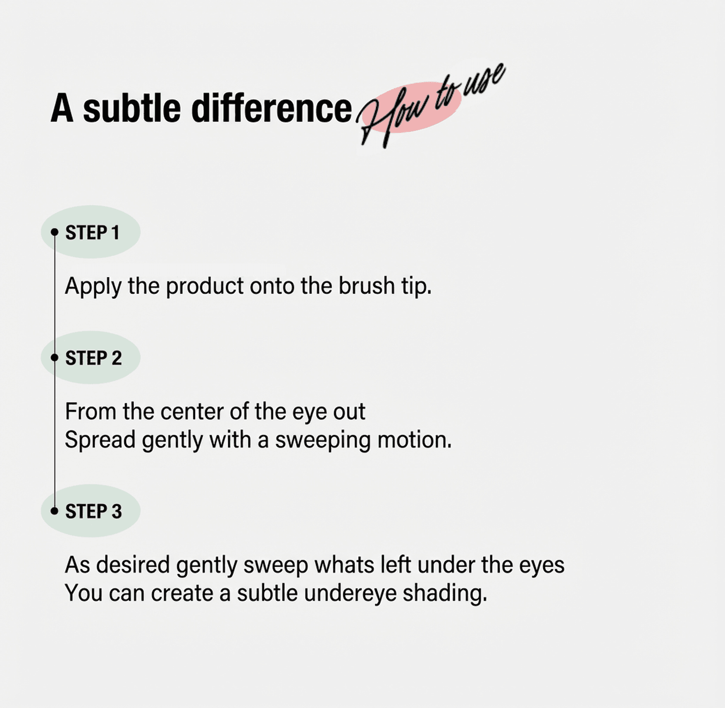 Fillimilli Base Blending Eyeshadow Brush 537 (1ea) detail 5