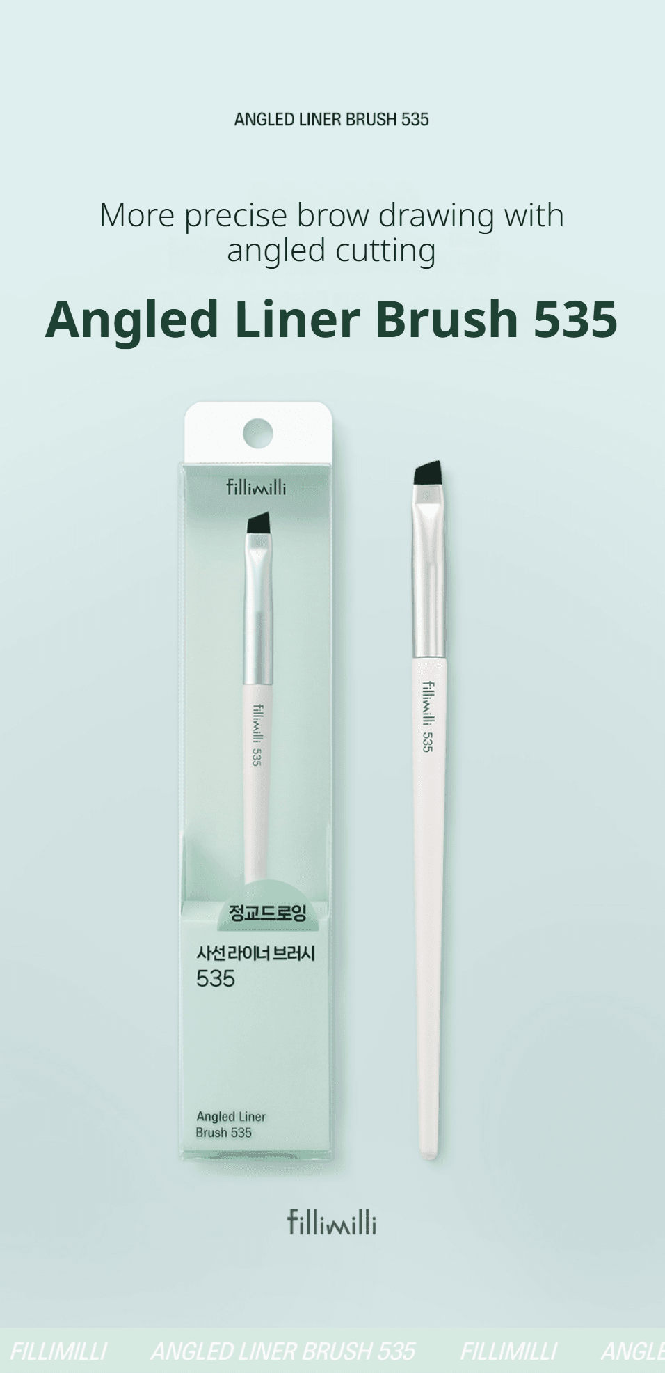 Fillimilli Angled Liner Brush 535 (1ea) detail 1