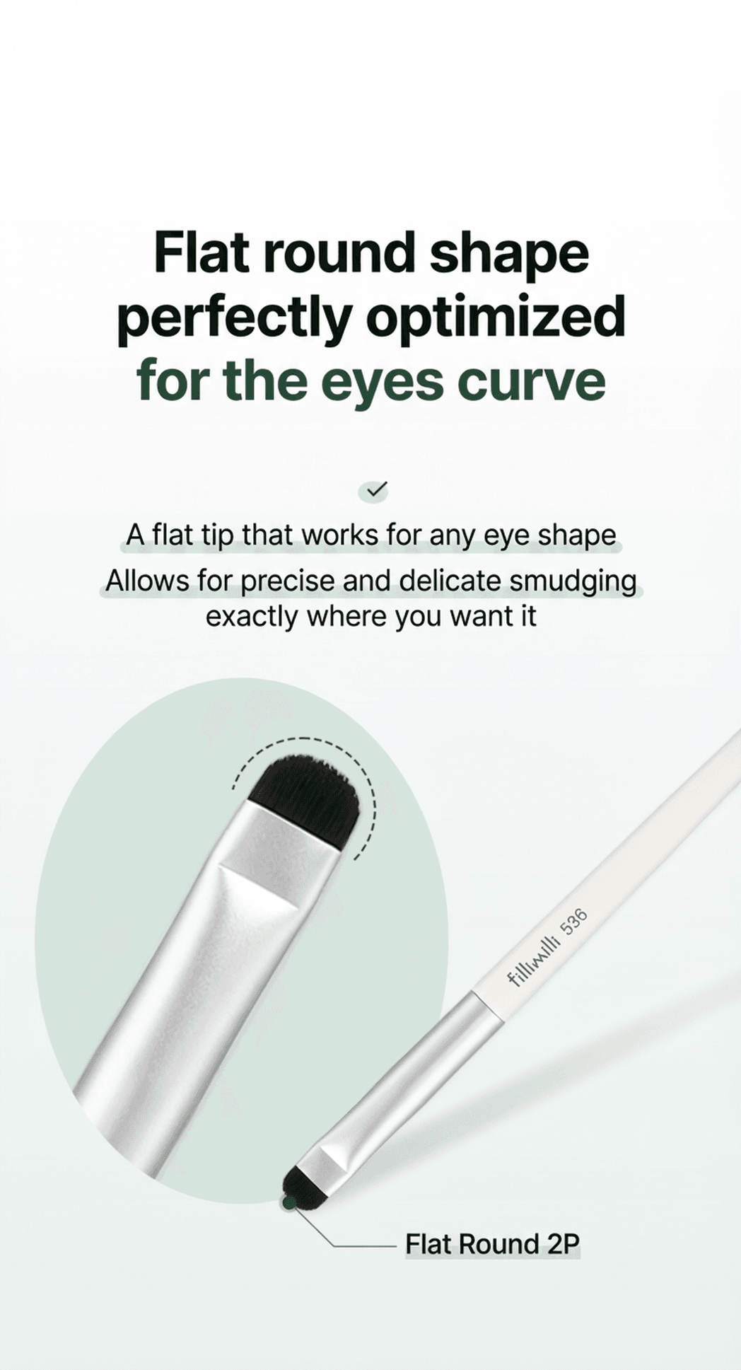 Fillimilli Eye Smudge Brush 536 (1ea) detail 2