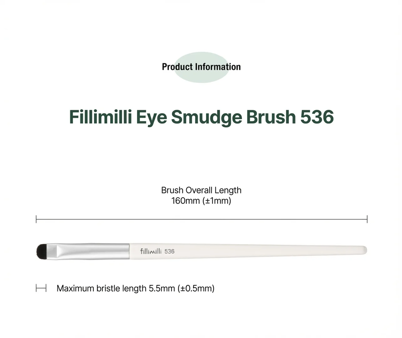 Fillimilli Eye Smudge Brush 536 (1ea) detail 7