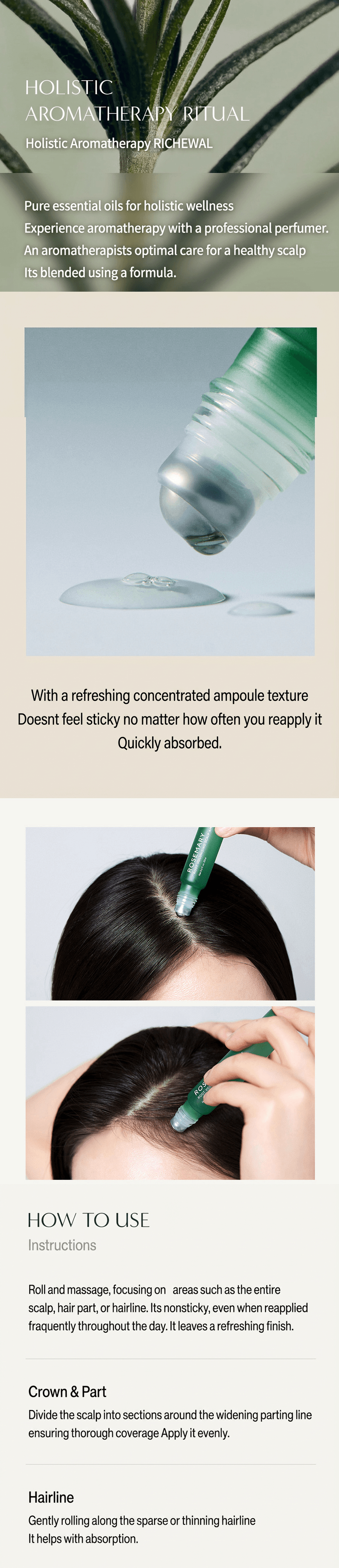 AROMATICA Rosemary Root Volumizing Scalp Ampoule 0.6 fl oz (20 ml) detail 2
