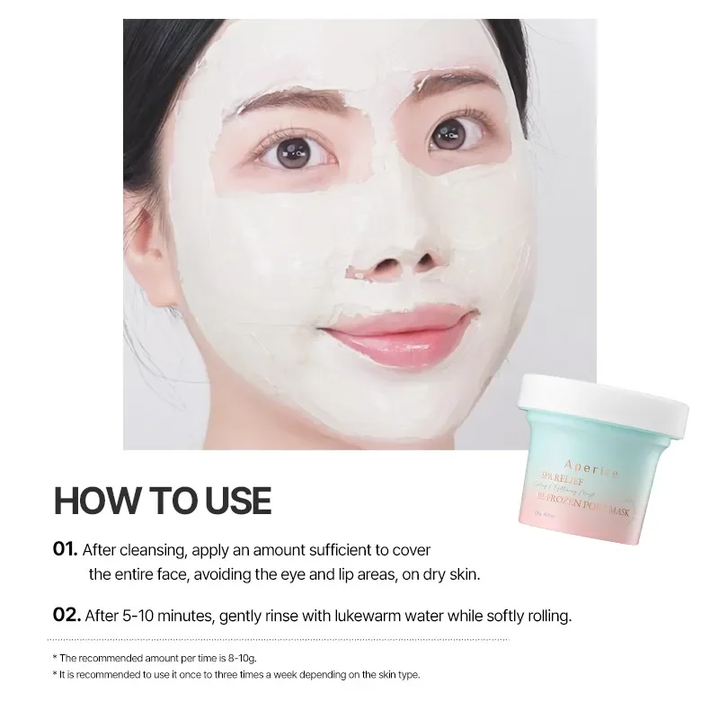 Aperire Spa Relief Be Frozen Pore Mask 7.05 oz.(200g) detail 3