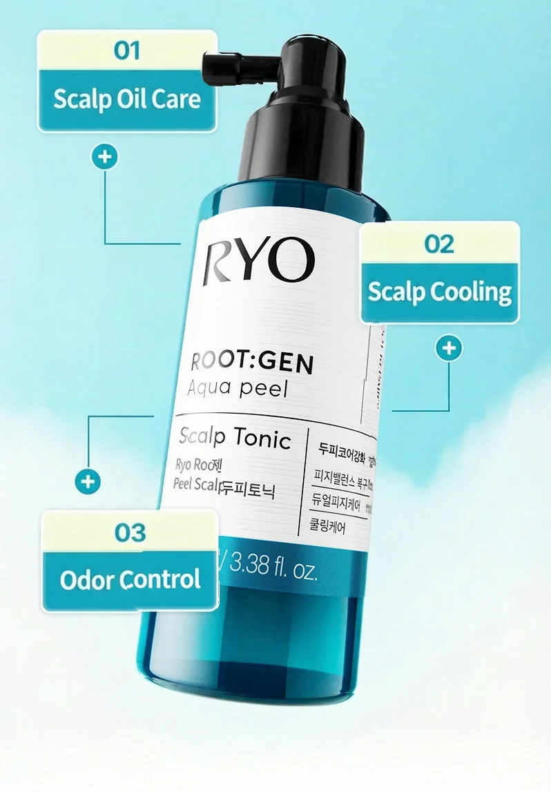 Ryo Root:gen Aqua Peel Scalp Tonic 3.38 fl. oz.(100ml) detail 3