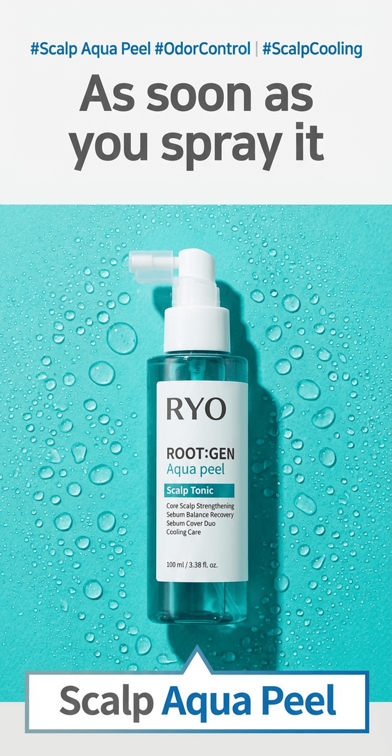 Ryo Root:gen Aqua Peel Scalp Tonic 3.38 fl. oz.(100ml) detail 1