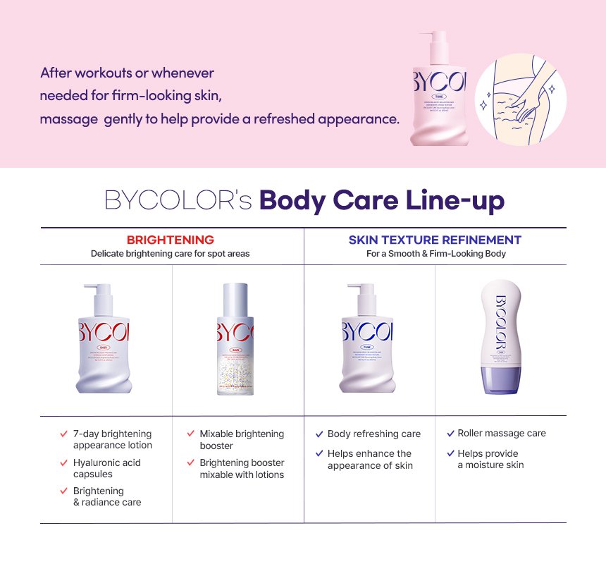 Bycolor Tune Bouncing Body Lotion 15.21 fl. oz.(450ml) detail 4