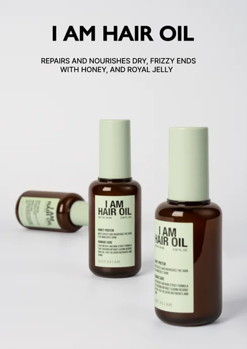 JUST AS I AM Hair Oil 2.02 fl. oz.(60ml) detail 1