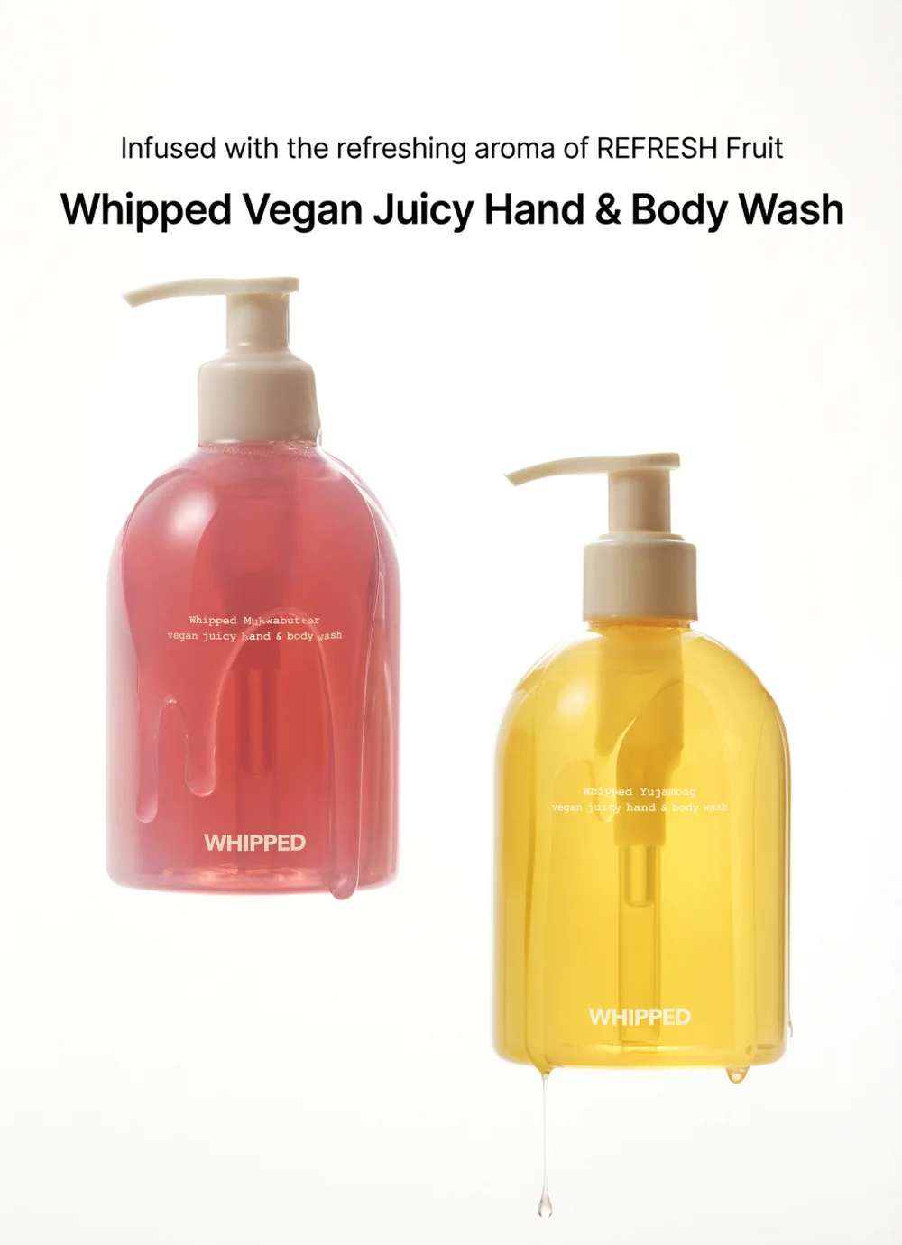 [2types] Whipped Vegan Juicy Hand & Body Wash 9.8 fl. oz.(290ml) detail 1