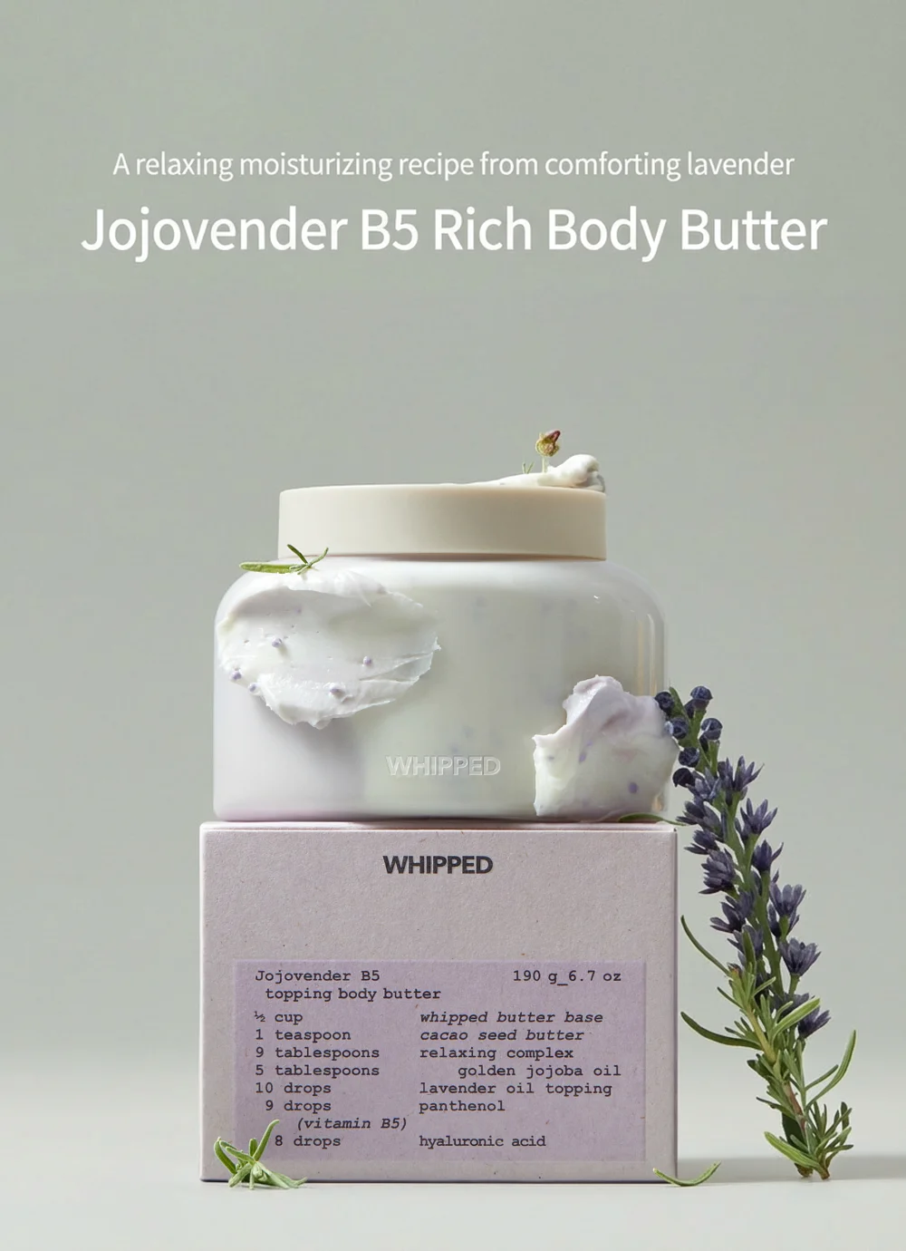 [3types] Whipped Vegan Topping Body Butter 6.7 oz.(190g) detail 10