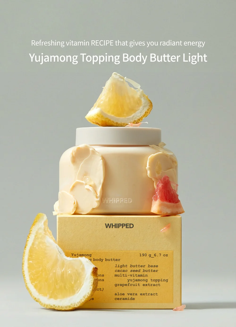 [3types] Whipped Vegan Topping Body Butter 6.7 oz.(190g) detail 15