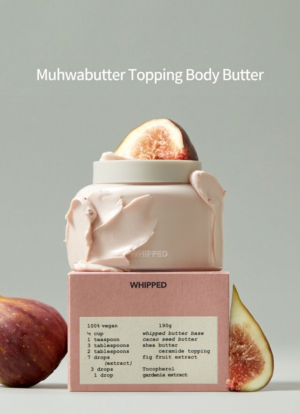 [3types] Whipped Vegan Topping Body Butter 6.7 oz.(190g) detail 5
