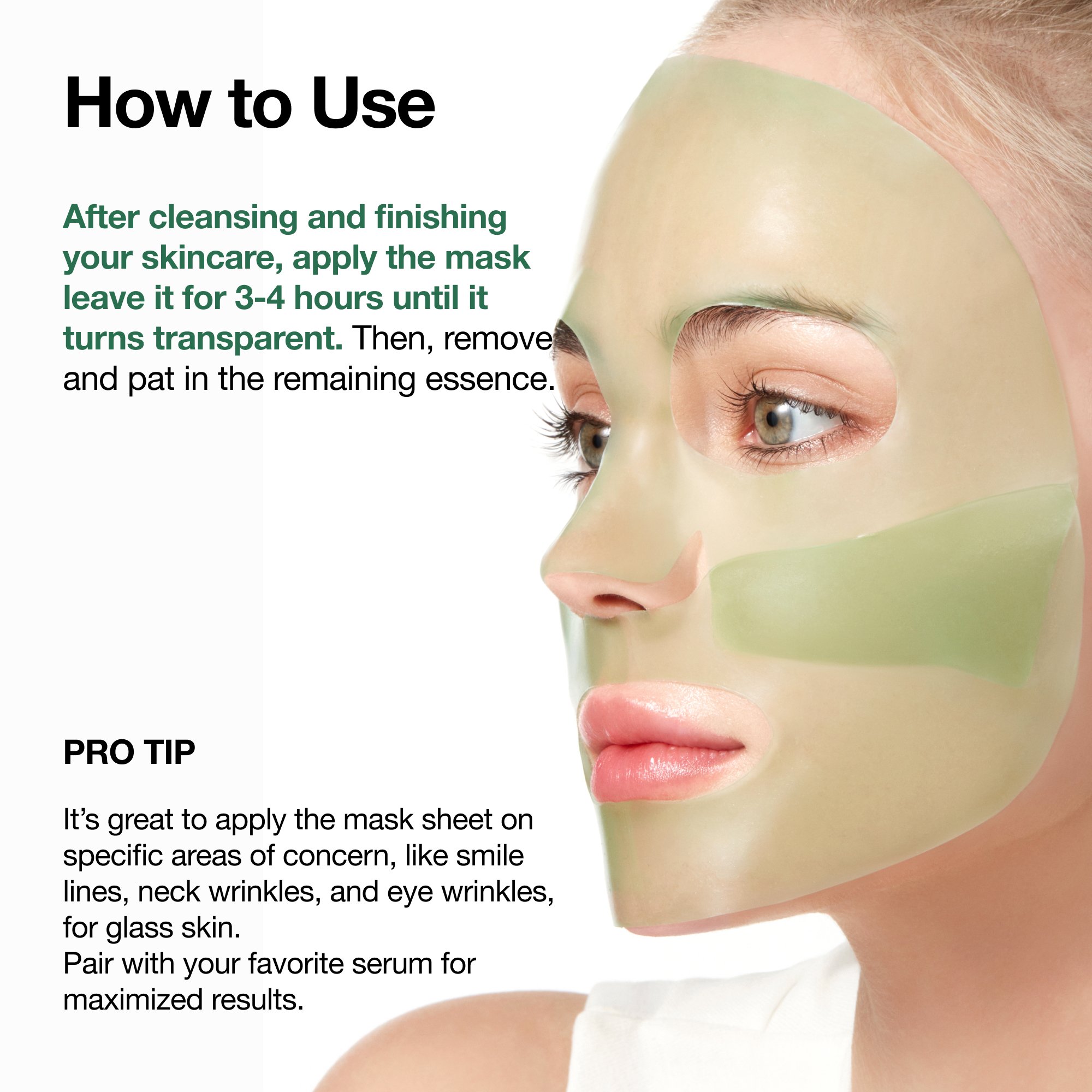 Anua Heartleaf 70 Soothing Collagen Mask 1.34 oz.(38g) x 4ea detail 4