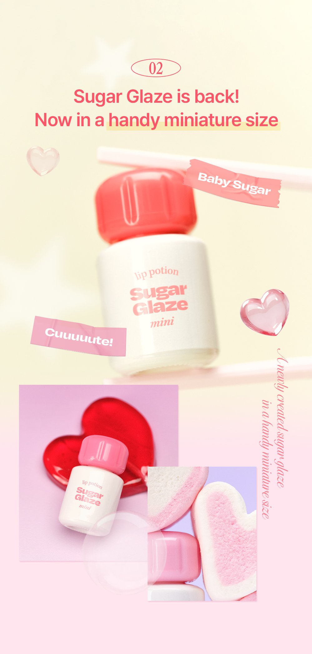 [6colors] alternativestereo Lip Potion Sugar Glaze Mini Lip Tint 0.13 fl. oz.(4ml) detail 5