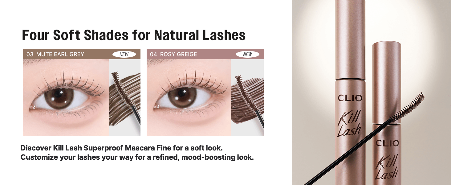 [2colors] CLIO Kill Lash Superproof Mascara Fine 0.22 oz.(6.5g) detail 6
