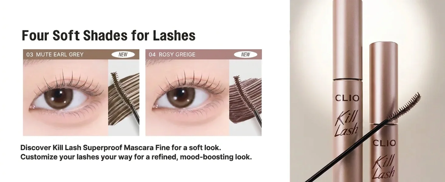 [2colors] CLIO Kill Lash Superproof Mascara Fine 0.22 oz.(6.5g) detail 6