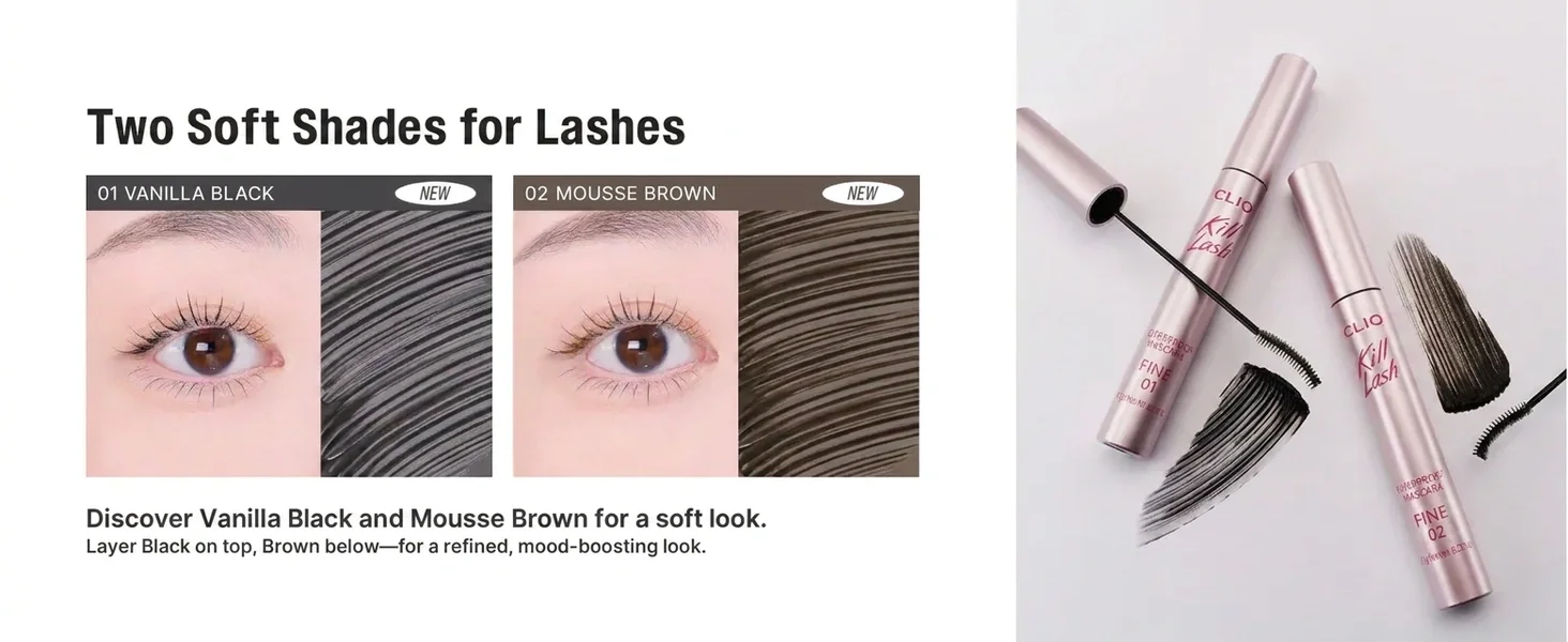 [2colors] CLIO Kill Lash Superproof Mascara Fine 0.22 oz.(6.5g) detail 5