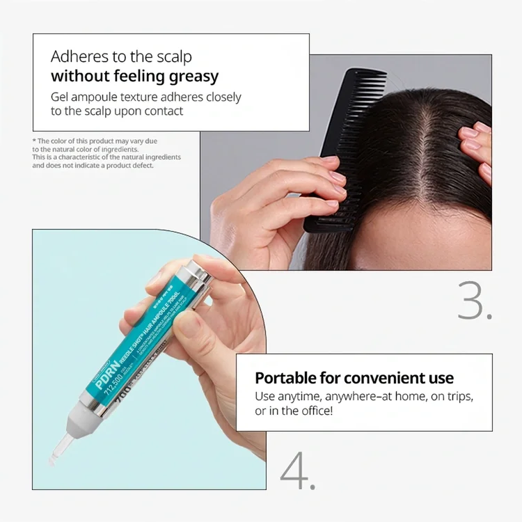 VT PDRN Reedle Shot Hair Ampoule 700dl 0.50 fl. oz.(15ml) detail 3