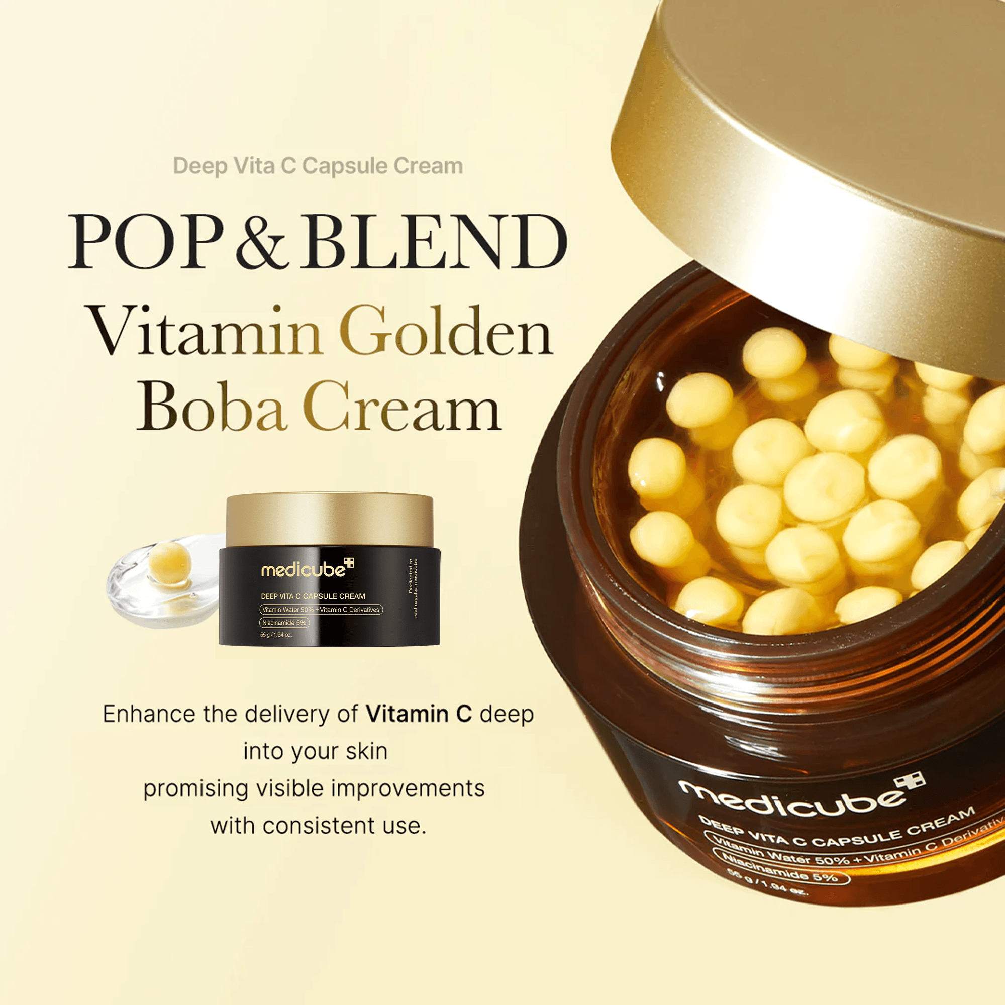medicube Deep Vita C Capsule Cream 1.94 oz.(55g) detail 1