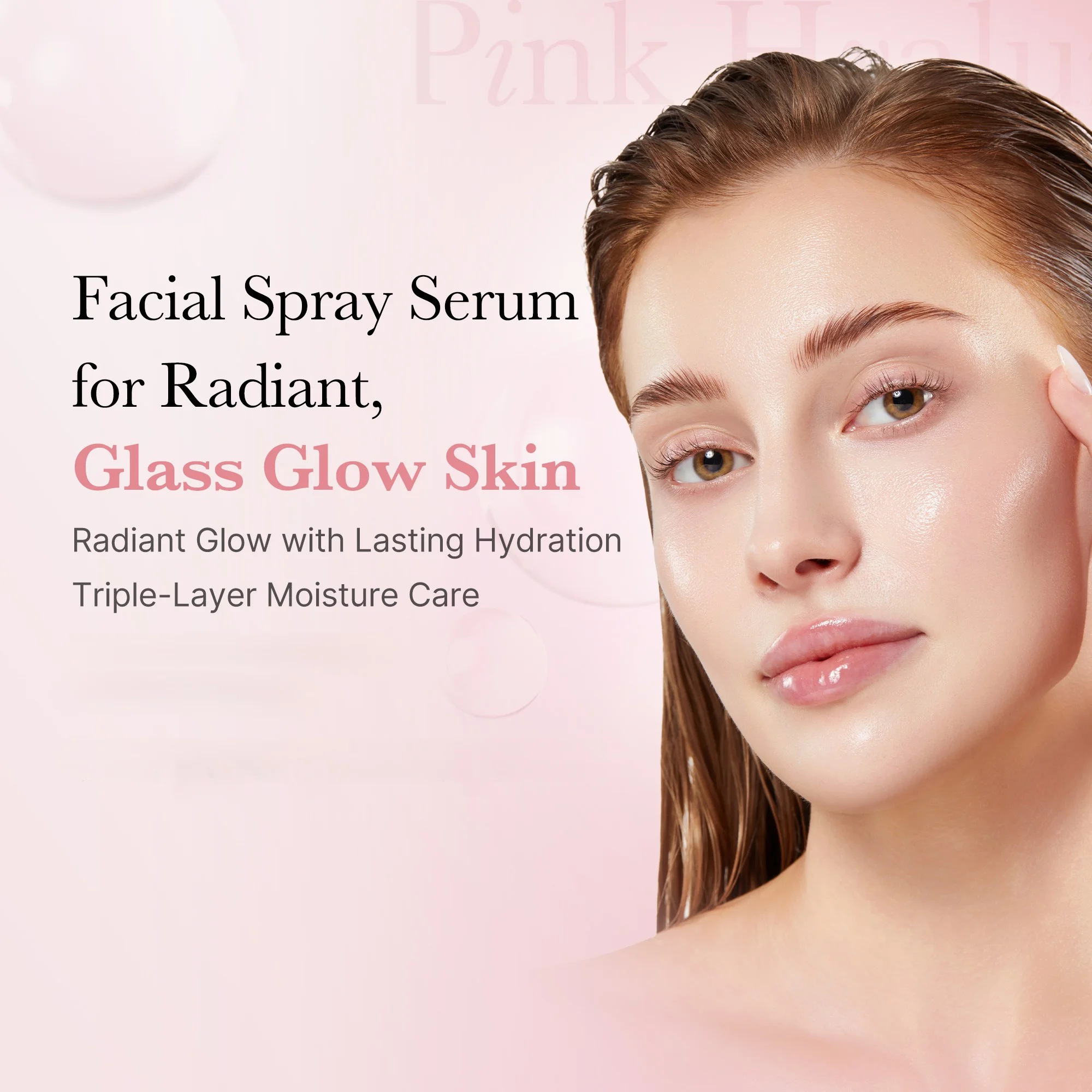 medicube PDRN Pink Collagen Glow Jelly Mist Serum 3.38 fl. oz.(100ml) detail 3