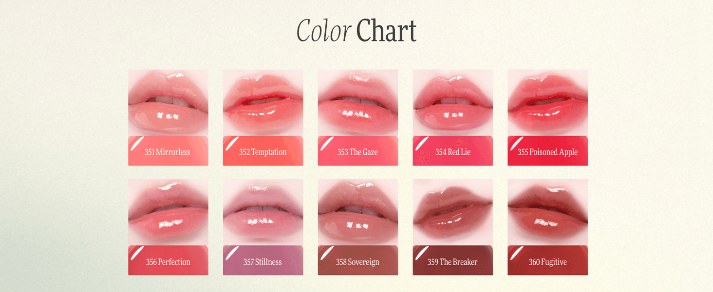 [10colors] Dinto (snow White Collection) Mirrorless Lip Oil Gloss 0.13 fl. oz.(4ml) detail 4