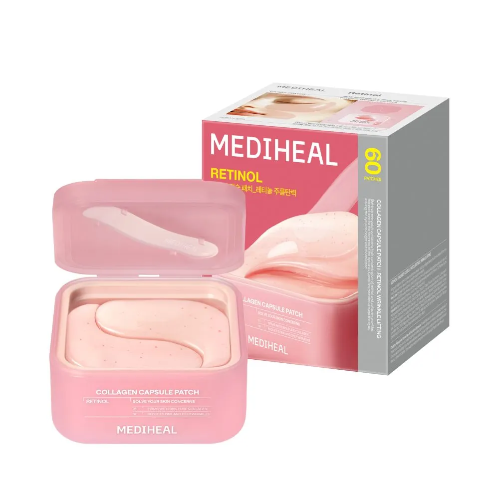 MEDIHEAL Collagen Capsule Patch Retinol Wrinkle Lifting 60ea 3.73 fl. oz.(106g)