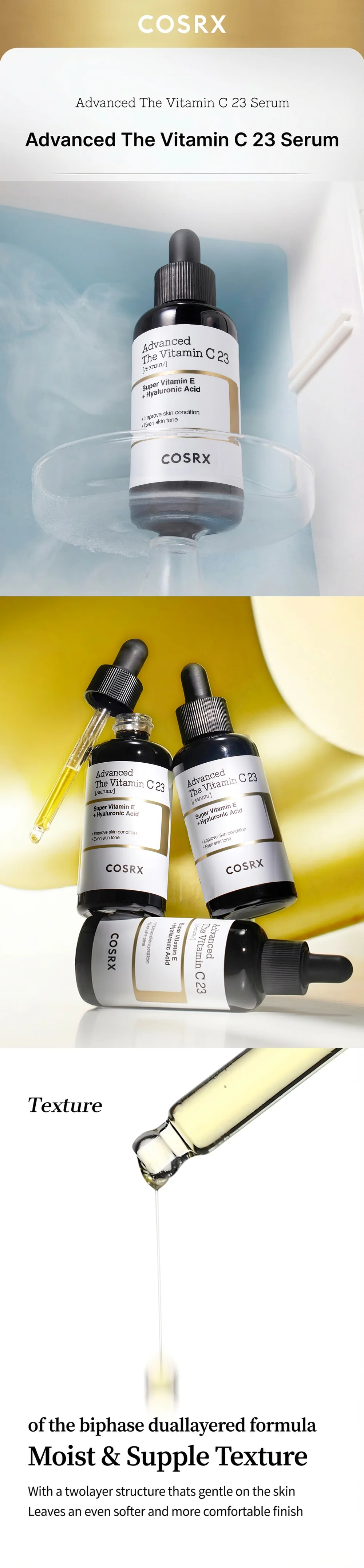 COSRX Advanced The Vitamin C 23 Serum 0.67 fl. oz.(20ml) detail 1