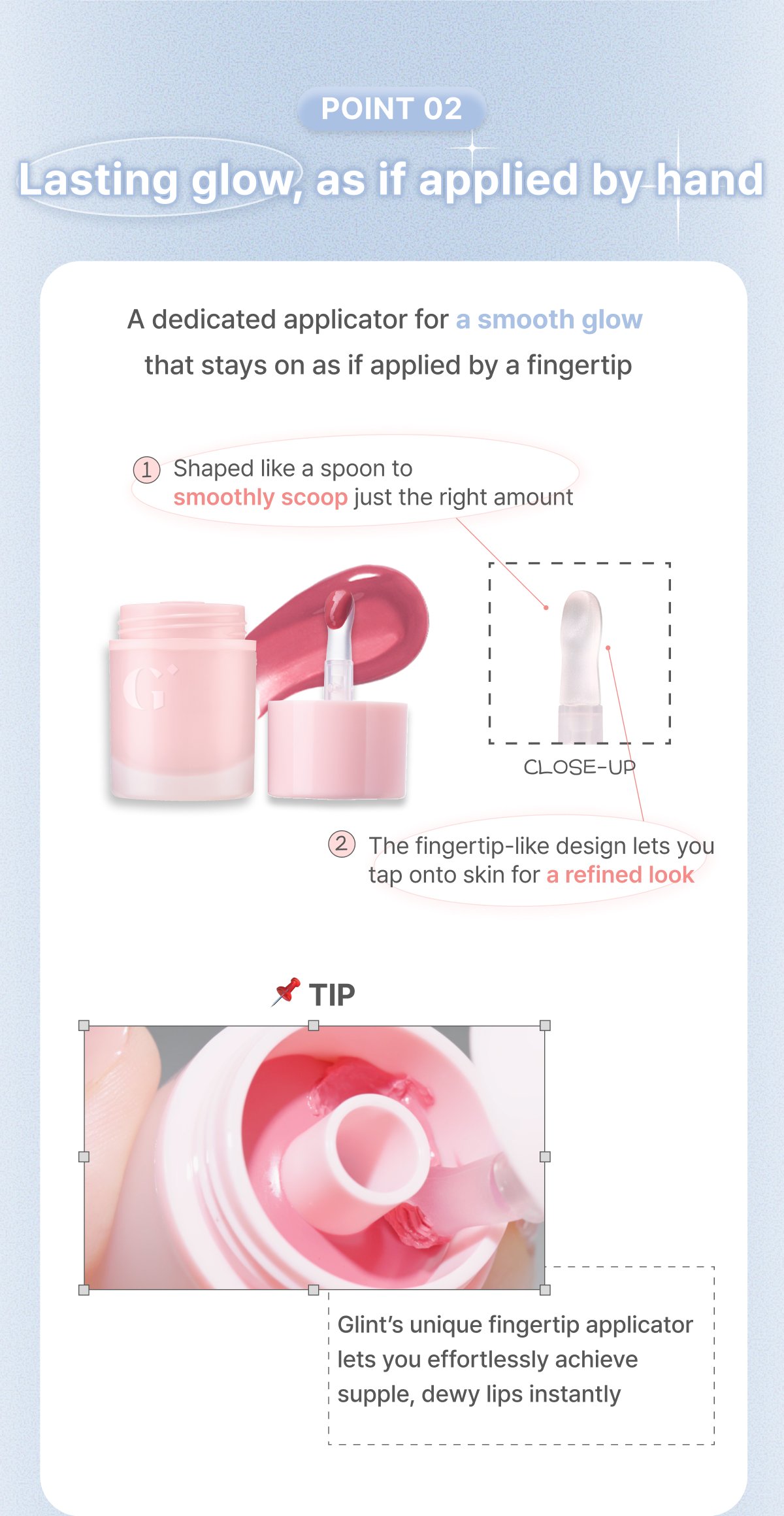 [6colors] GLINT Melting Lip & Cheek 0.12 oz.(3.5g) detail 3
