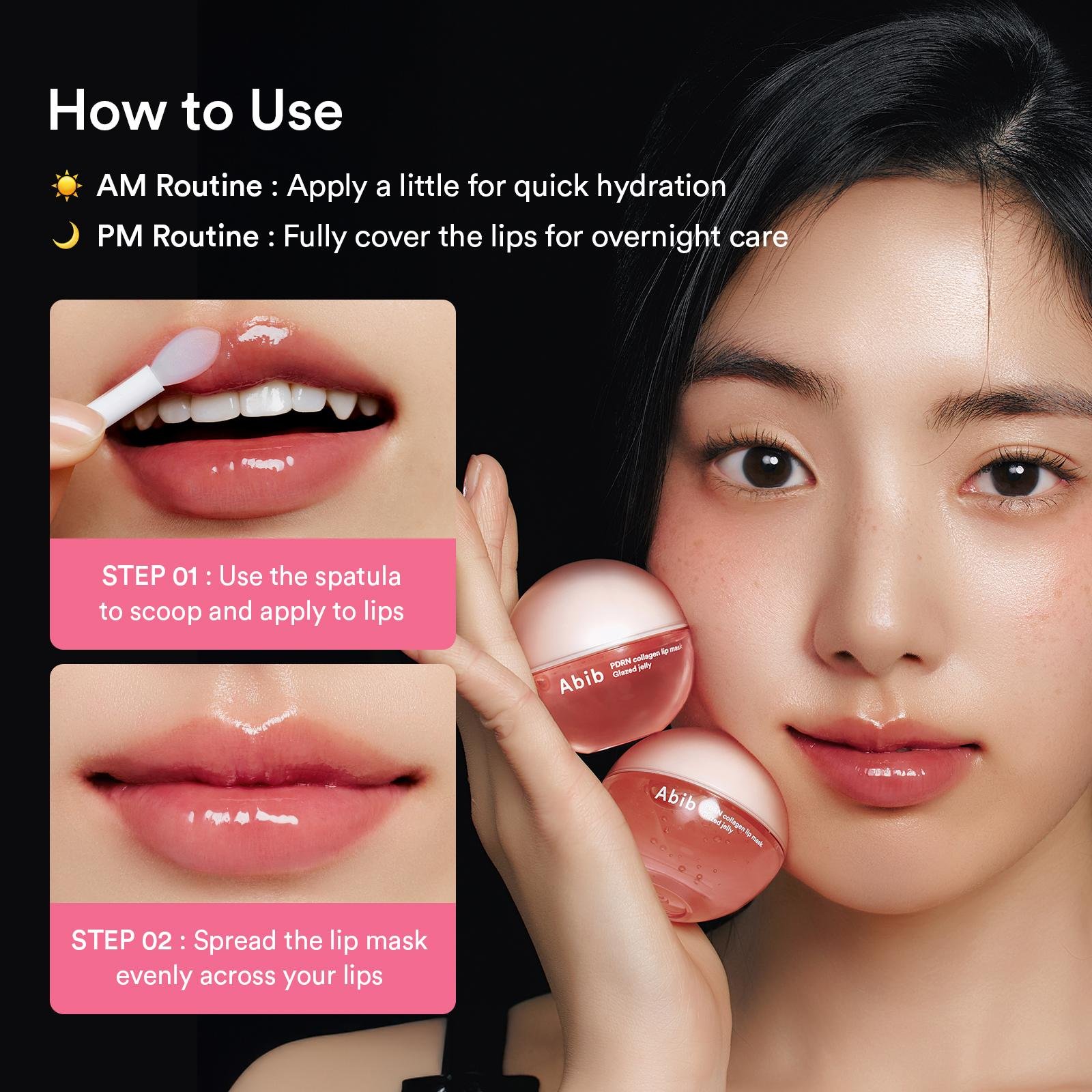 Abib PDRN Collagen Lip Mask Glazed Jelly 0.39 oz.(11g) detail 6