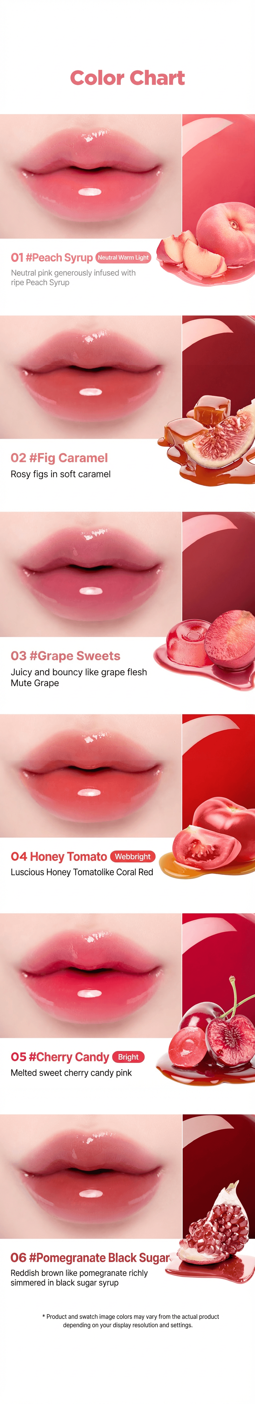 [6colors] lilybyred Sugar Wrapping Tint Gloss 0.21 oz.(6g) detail 14