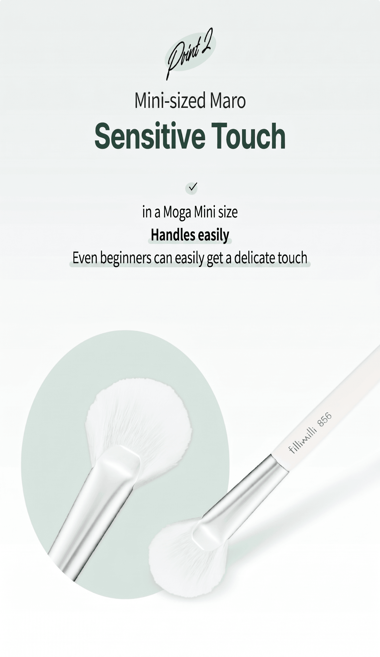 Fillimilli High Lighter Fan Brush 856 (1ea) detail 2
