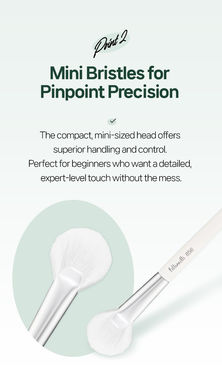 Fillimilli High Lighter Fan Brush 856 (1ea) detail 3