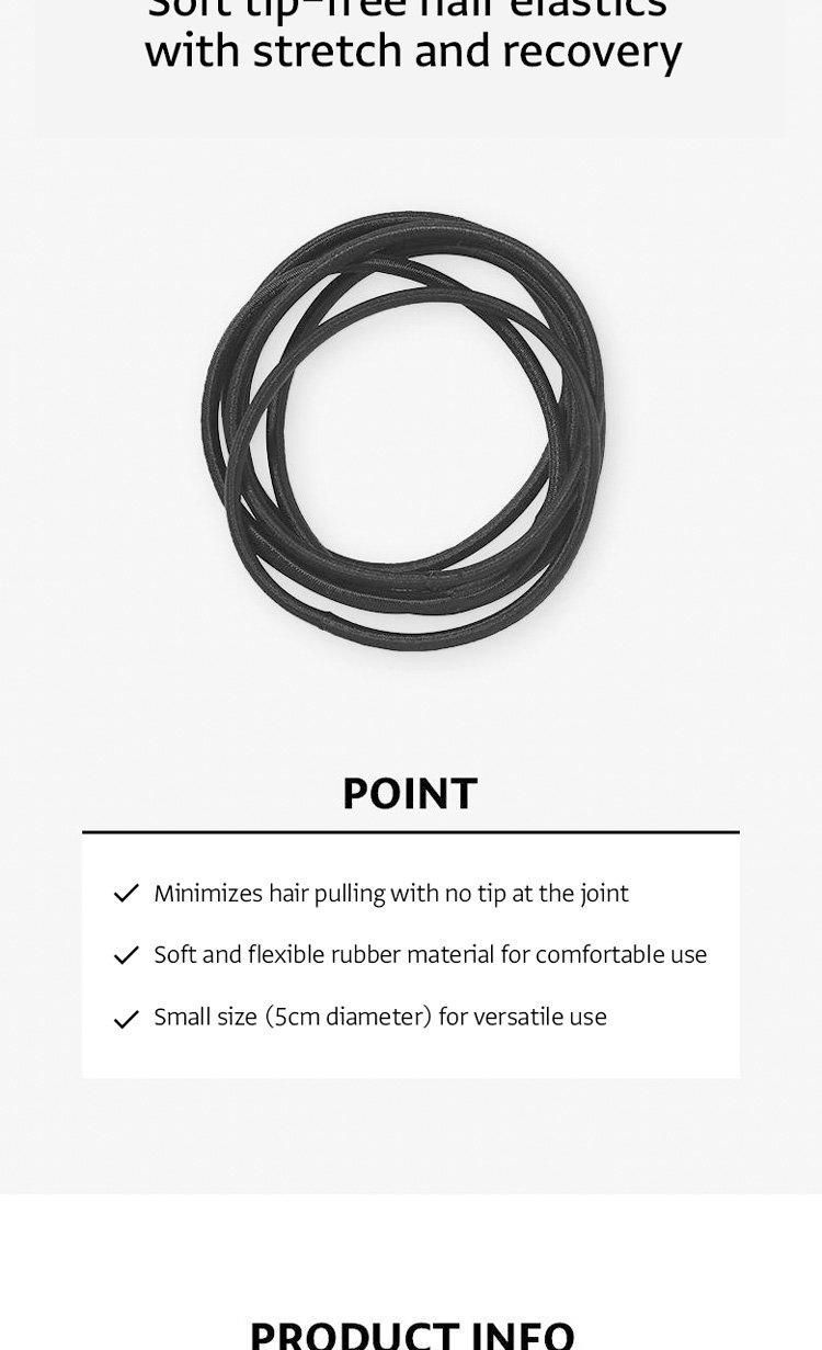 OLIVEYOUNG Hair Elastics (6ea) detail 2