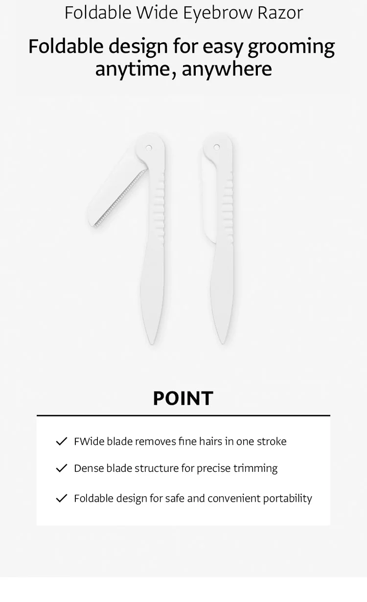 OLIVEYOUNG Foldable Wide Eyebrow Razor detail 2