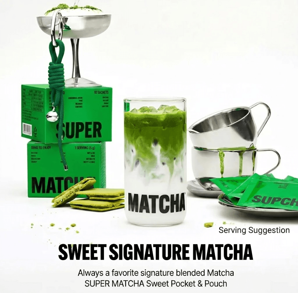 SUPER MATCHA Sweet Pocket 0.18 oz.(5g) x 10ea detail 6