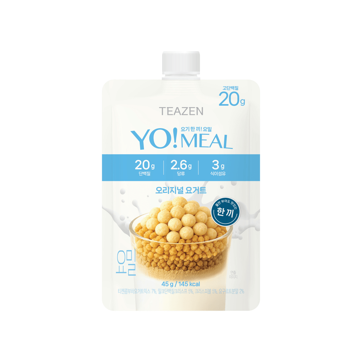 Teazen Yo Meal Original Yogurt Protein Powder 1.59 oz.(45g) detail 1
