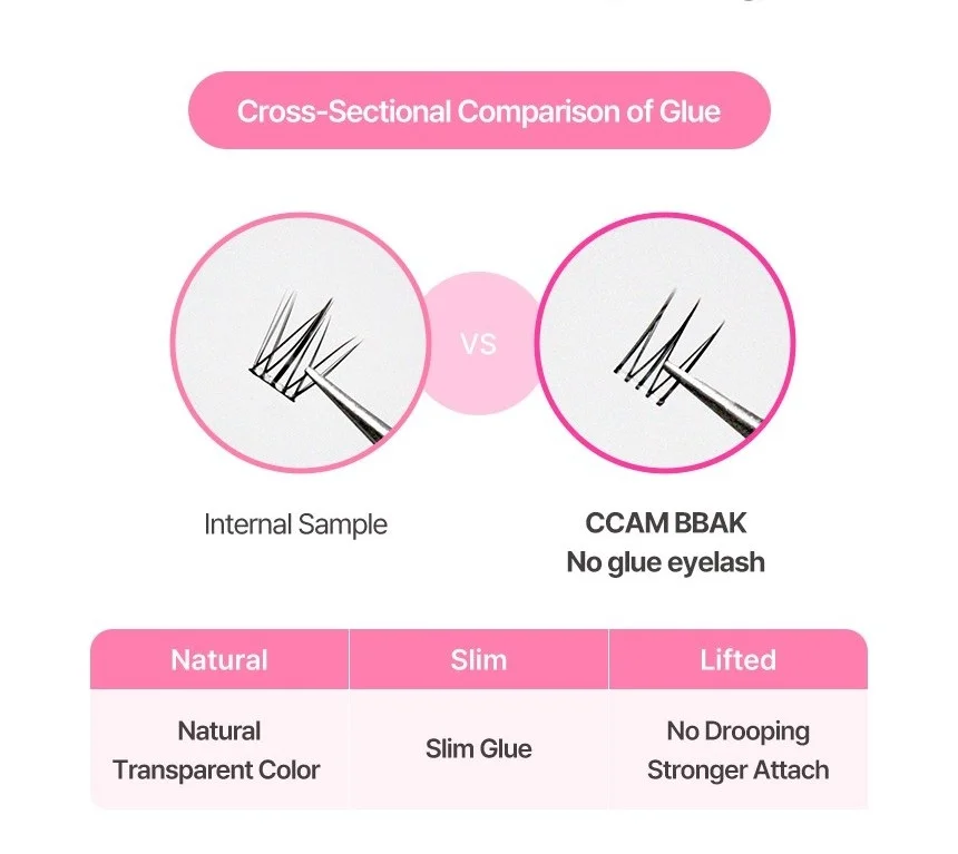 [5types] ccambbak No Glue Eyelash detail 3